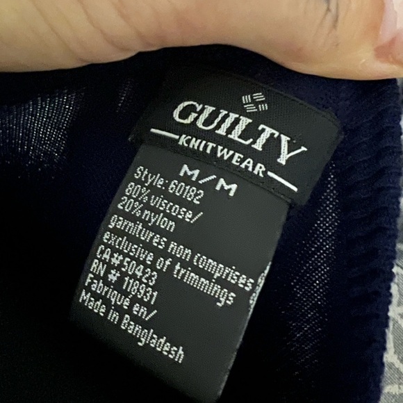 Guilty Royal Blue dress size M - Picture 4 of 4